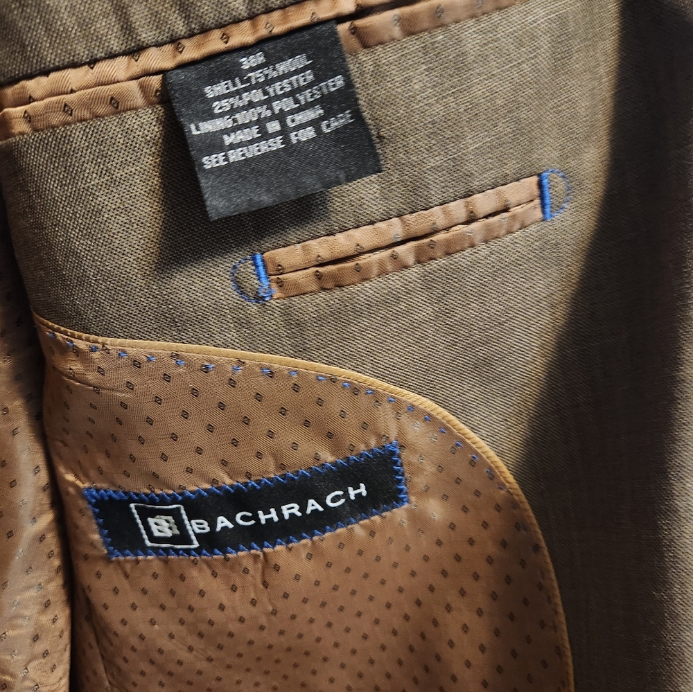 Bachrach 38R Suit Jacket - Picture 3 of 3